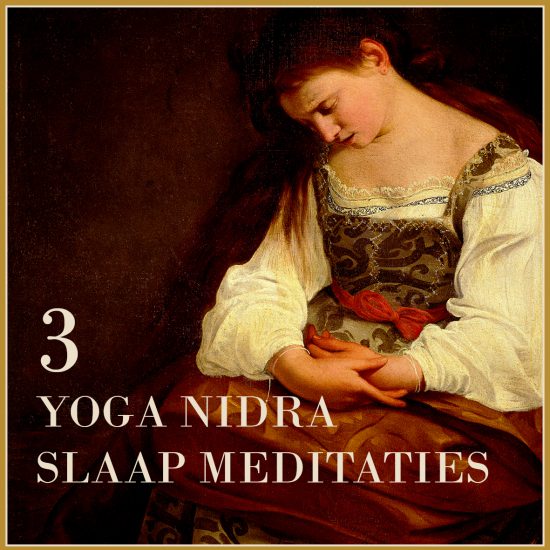 Omslag luisterboek 2 met 3 Nidra Yoga meditaties